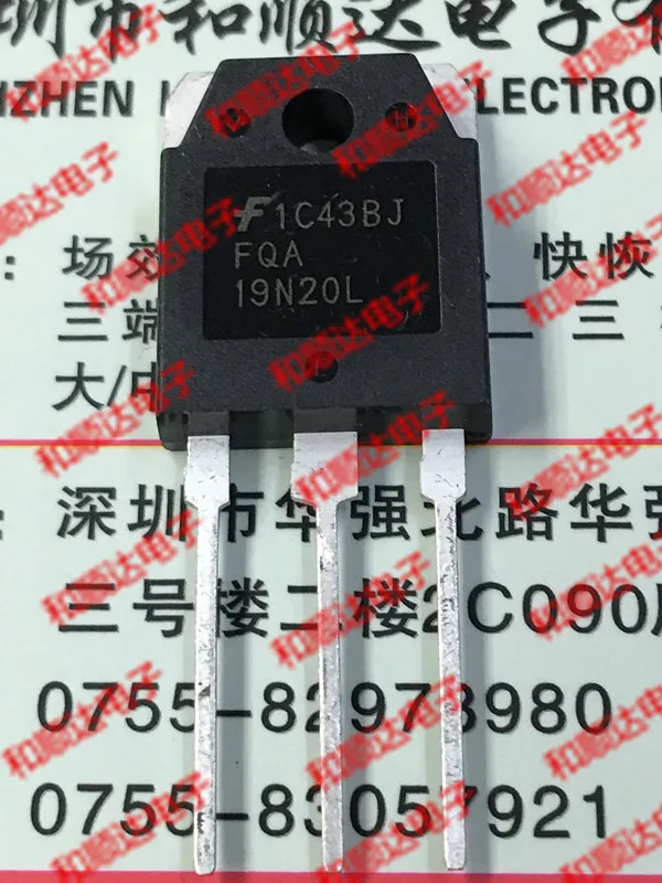 /2 шт./FQA19N20L TO-3P 200V 25A