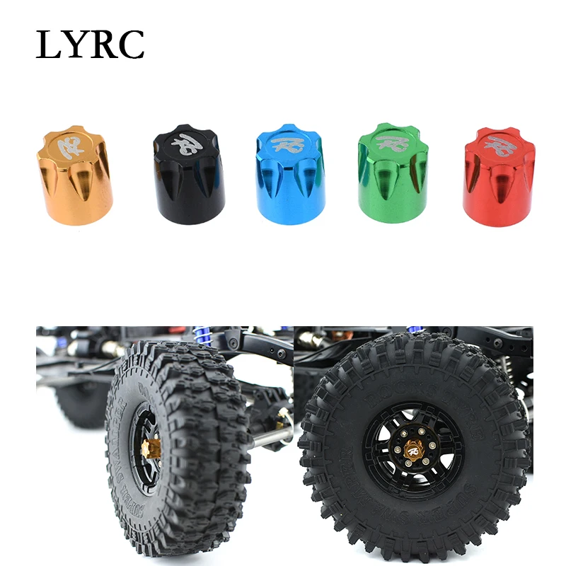 4 Pcs Remote Control Car Wheel Nut Wheel Center Cap Dustproof M4 Nut RC