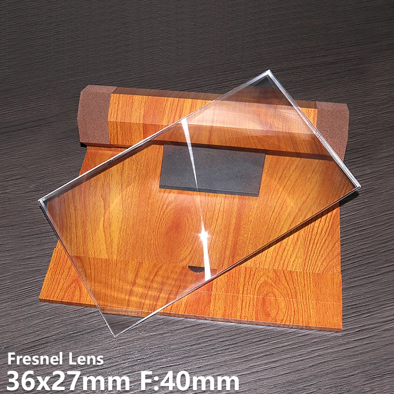 Fresnel len 36x27 мм F40 образец 3х увеличение Регулировка луча DIY проектор сценический