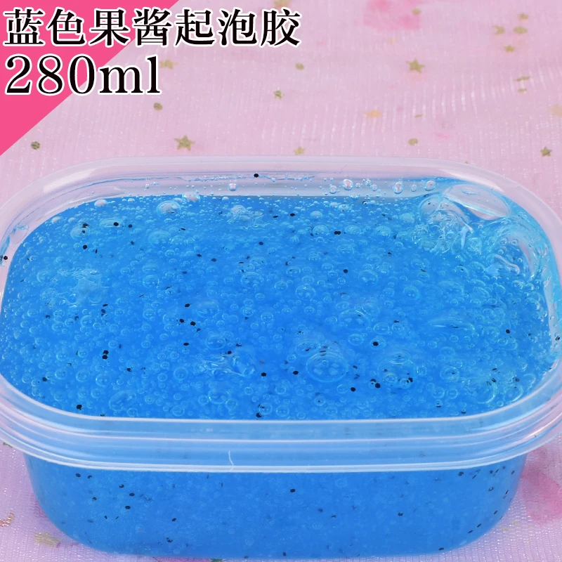 Douyin большой клей для игры больше вспенивания большой клей слизи кристаллическая грязь большое отверстие готовой продукции грязи слюна девушки