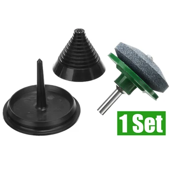 

Metal Faster Blade Sharpener Lawn Mower Grinding Rotary Drill Cut Lawnmower Blade Balancer Garden Tools