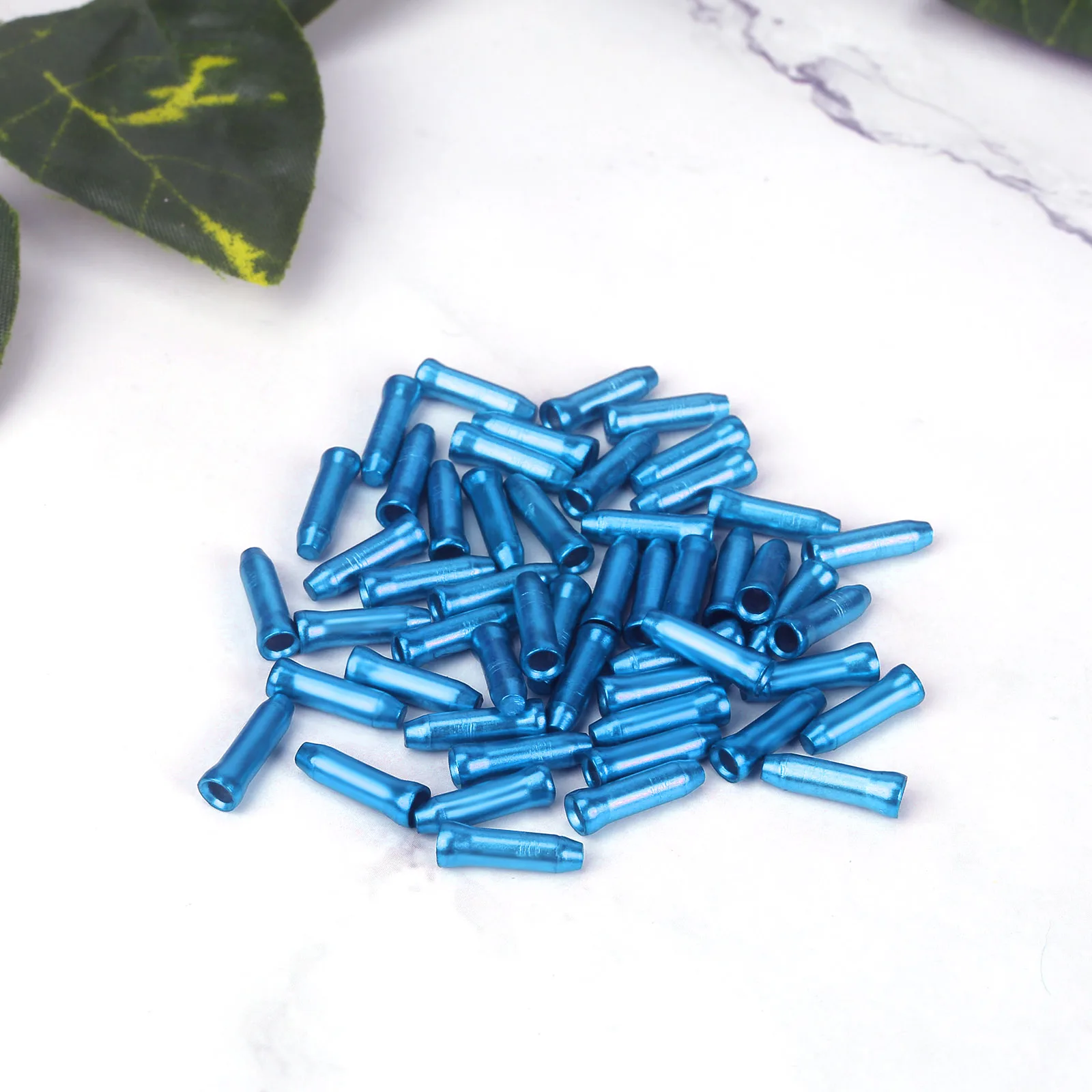 50 Pcs/lot MTB Bike Bicycle Brake Shifter Aluminum Inner Cable Tips Crimps Cycle Cycling Parts Derailleur Shift Cables End Caps