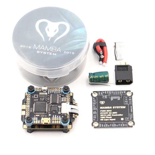 Diatone MAMBA F405 MK2 Betaflight контроллер F40 40A 3-6S DSHOT600 FPV гоночный Дрон гонщик sin escobillas ESC - Цвет: F405 and F40