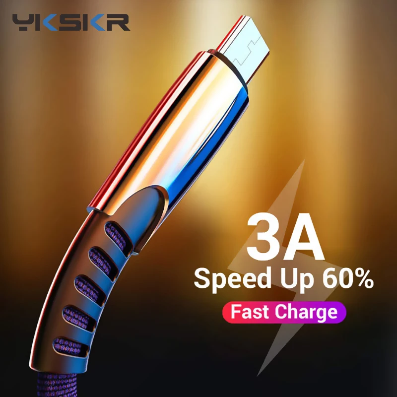 

Micro USB Cable 3A Fast Charging Charger for Xiaomi Samsung Galaxy S7 S6 J7 Edge Note 5 LG Xbox PS4 Android USB Data Phone Cable