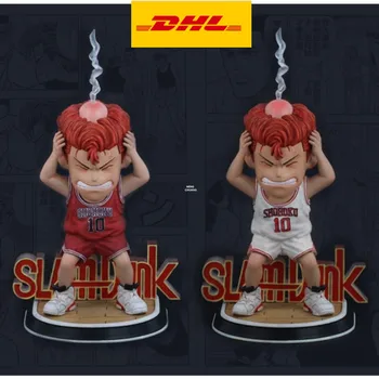 

6" SLAM DUNK Statue Q Version Bust Hanamichi Sakuragi Full-Length Portrait Holiday Gift GK Action Figure Toy BOX 15CM V318