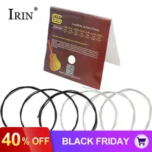 IRIN C101 Классические гитарные струны набор черный посеребренный нейлоновые струны аксессуары для музыкальных инструментов