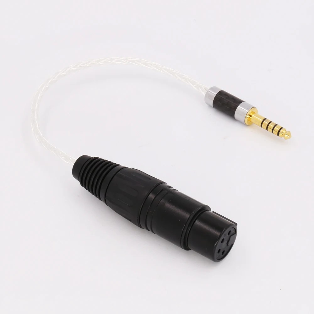 High Quality 20cm TRRRS Audio Jack 84 4mm Headphone to 4 Pin XLR Female Aux Cable wire for Sony NW WM1Z WM1A PHA 2a zx300 cable