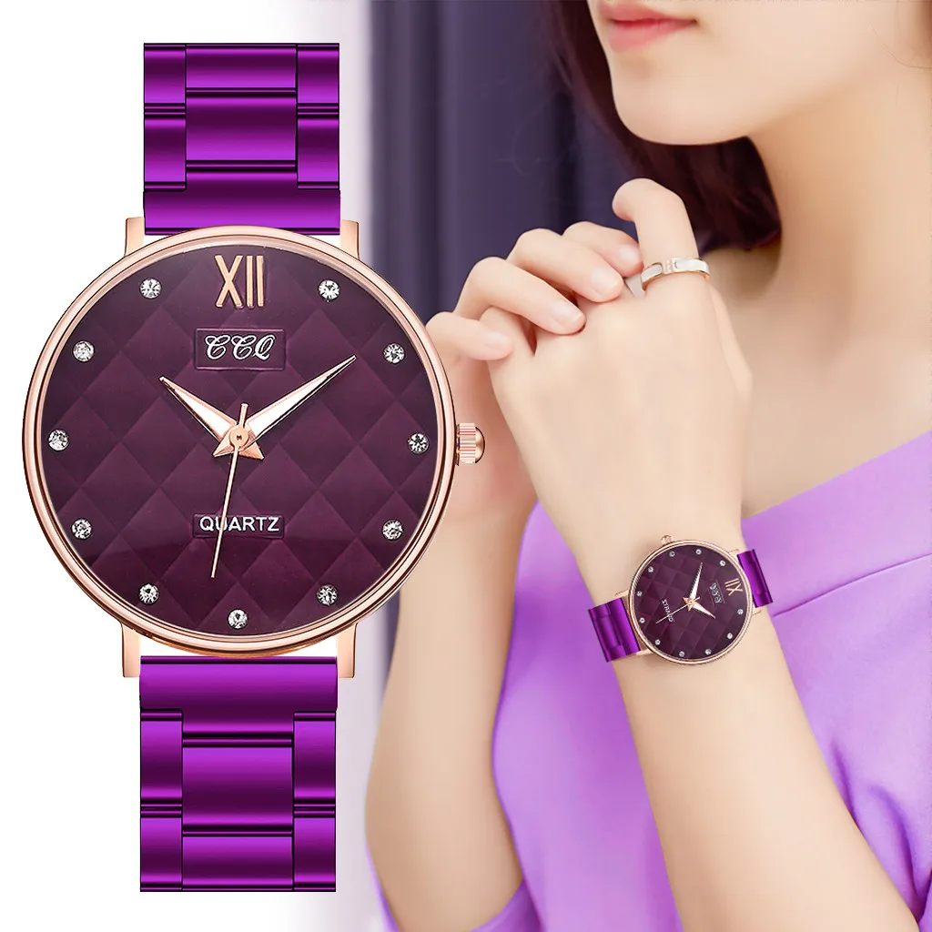 

CCQ 2020 Fashon Watch women Elegant Casual Quartz Stainless Steel Band Newv Strap Watch Analog Wrist Watch Dropshipping #91255