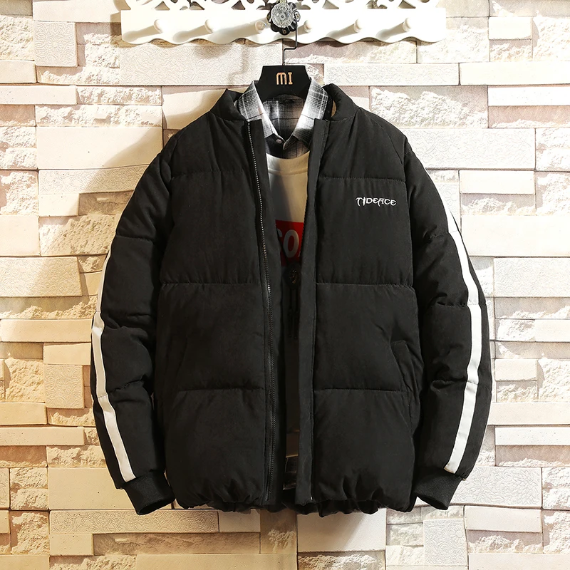 

2019 Autumn And Winter New Korean Version Of The Loose Thick Large Size Short Bread Service Couple Men's Jacket