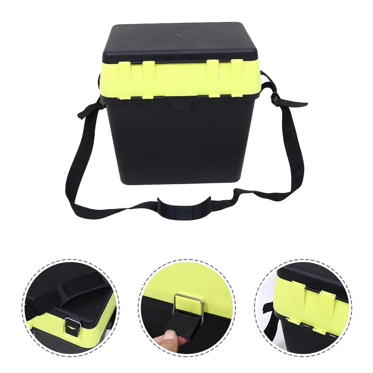Sea Fishing Box Seat Tackle Rig Can Sit Storage |