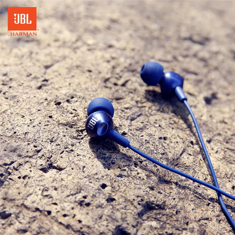 JBL C200si,, 3,5 мм, проводные наушники, Спортивная Музыкальная гарнитура, игровые наушники для спортзала, с басовым управлением, с микрофоном, для iPhone, Android