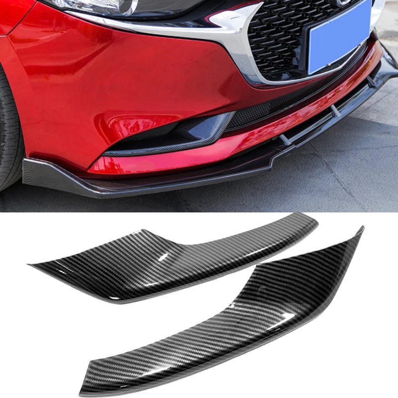 Передние противотуманные фары из углеродного волокна для Mazda 3 2019 2020 крышка