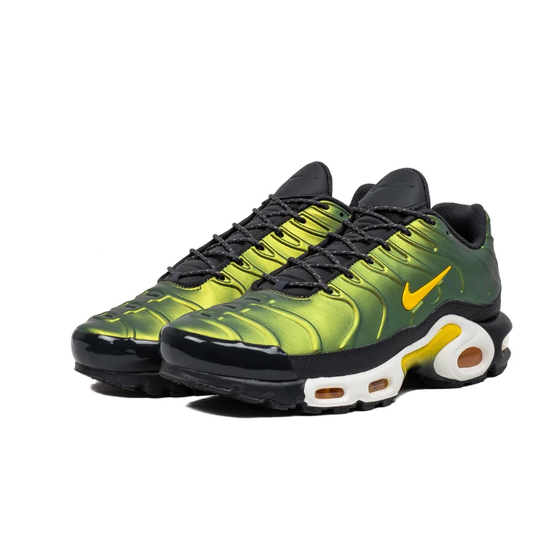 confiar a pesar de sensación Nike TN Air Max Plus Frequency Pack Yellow Black Men Running Shoes  Comfortable Sports Lightweight Sneakers AV7940-700 Original _ - AliExpress  Mobile