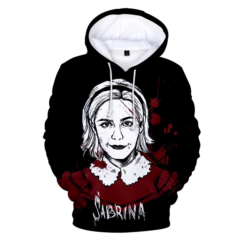 Sabrina/модные толстовки с капюшоном с 3D принтом; Повседневные Удобные толстовки в стиле хип-хоп для родителей и детей; пуловеры для детей; сезон осень-зима