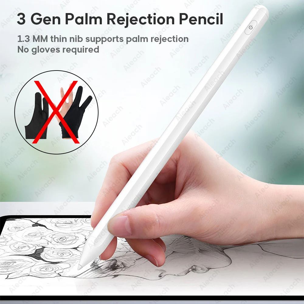 Стилус для Apple iPad Pro 11 12,9, активный стилус для iPad Air 3 10,2 mini 5