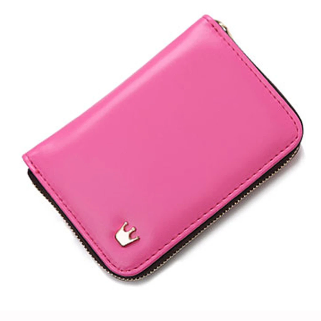 Women Coin Purse Small Bag Wallet Change Zipper Crown Decorated Money Bags Children Wallets Leather Key Holder Carteira 813
