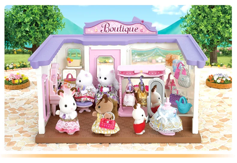 Semipkg детская Sylvanian Families игрушка модный бутик девичий игровой дом кукла игрушка 5234