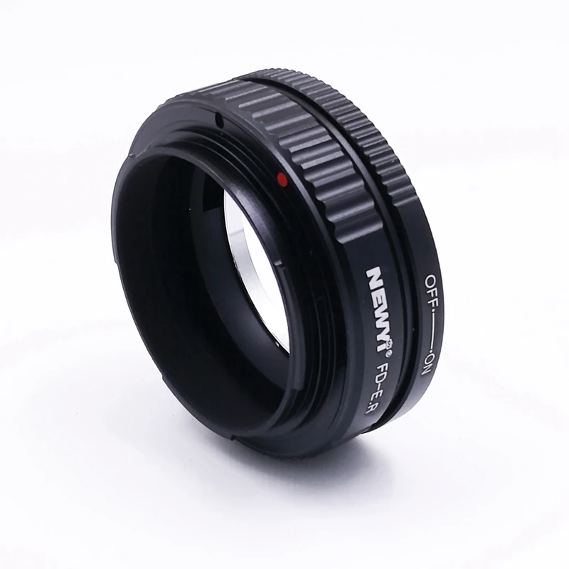 Розничная переходное кольцо для объектива Newyi для Canon Fd объектив для Canon Eos R Rf крепление полный рамка адаптер диафрагма управление