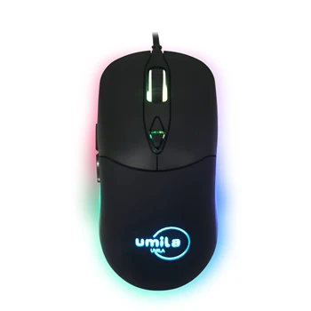 Wired USB 7D 5500DPI Gaming Mouse  88 Light Backlit Mause for Computers Black Color  Accessories 1