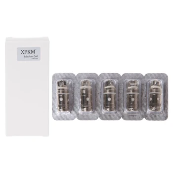 

5 Pcs Replacement Coils 0.18/0.3/0.5 For XFKM Subohm A Coil Atomizer Tank