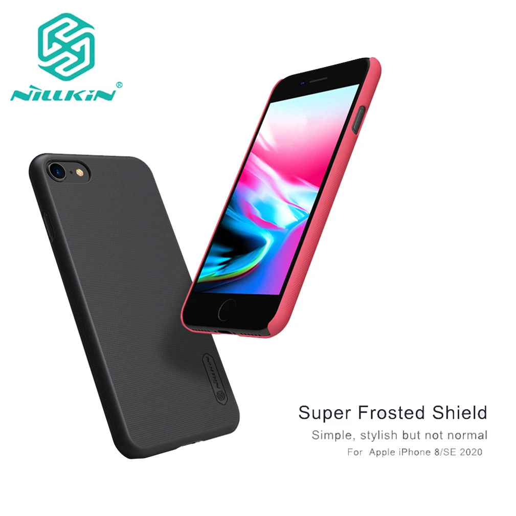 Для iPhone SE 2020 чехол NILLKIN супер матовый защитный жесткий пластиковый для 2 8