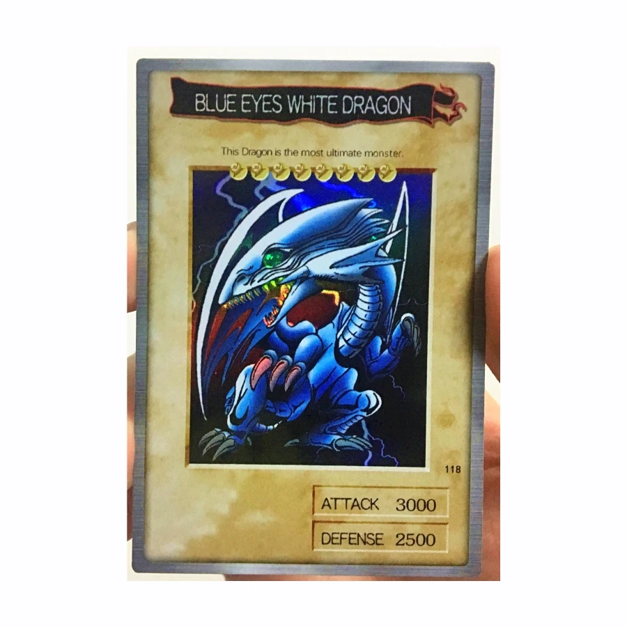 Toys Yu-Gi-Oh Collectibles-Game-Collection Anime-Cards Dragon Blue White Hobbies DIY