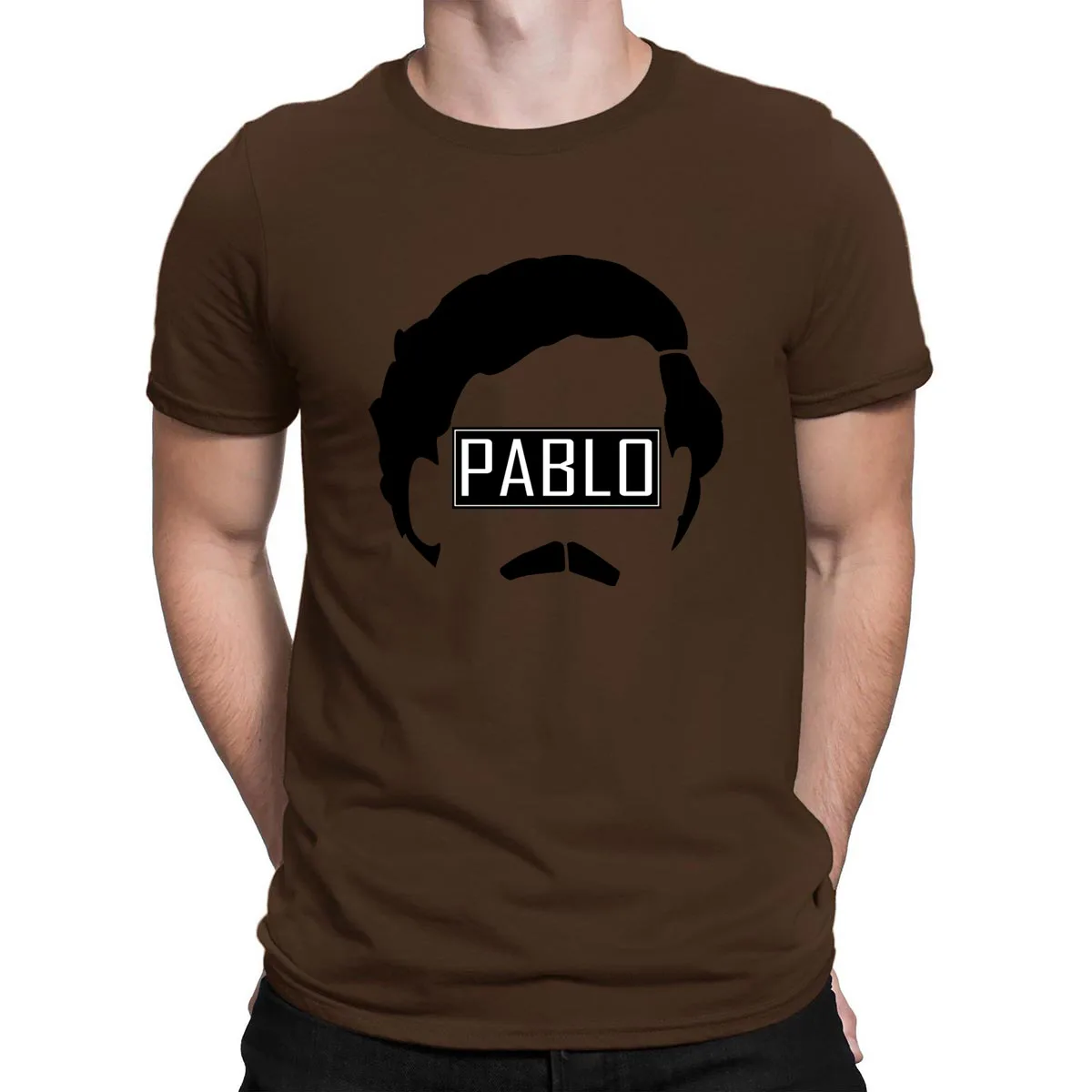 Pablo футболка Escobar футболка Новая графическая печать мужская футболка европейский размер уникальная облегающая летняя