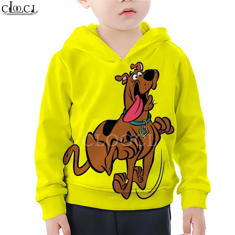 Hoodies 5 Толстовки для всей семьи с героями мультфильмов «Скуби Ду» Детская Повседневная Толстовка с капюшоном с 3D принтом для мальчиков и девочек детские топы в стиле Харадзюку - Цвет: Hoodies 5