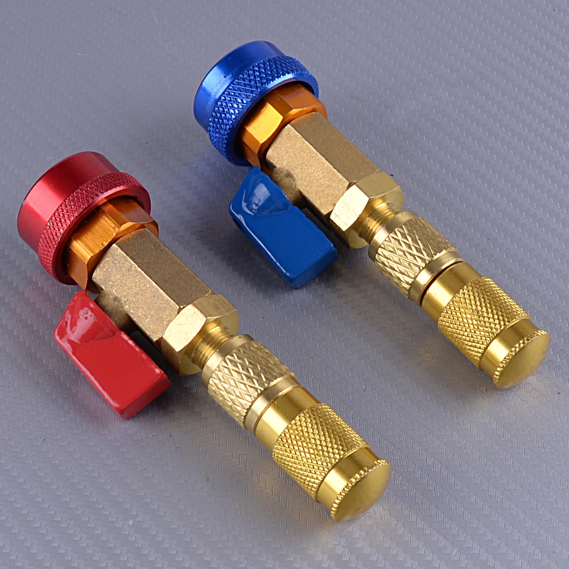 

DWCX R134 Air Conditioning Valve Core Quick Remover Installer High Low Pressure Tool R12 Metal fit for different valve core