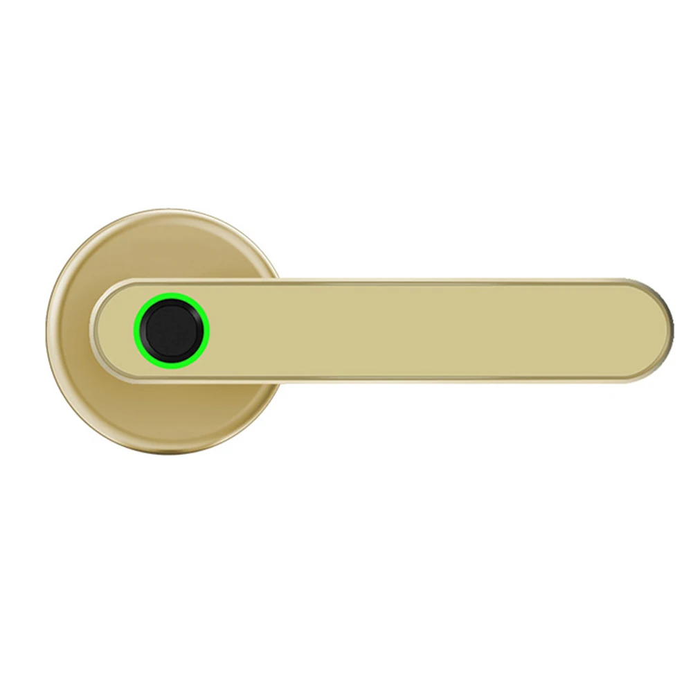 Золотой Горячая Bluetooth умный пульт дистанционного управления Электронный Отпечаток пальца дверной замок инструменты безопасности для дома - Цвет: Золотой
