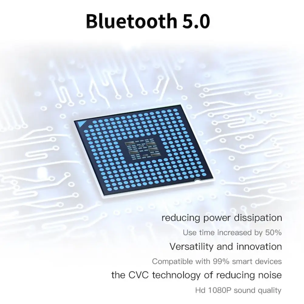 Мини Беспроводные стерео Bluetooth наушники CV6.0 шумоподавление в уши переключение двухпроходные наушники с зарядным устройством T2