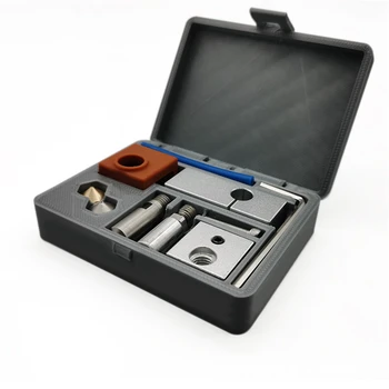 

3D Printer Part MK10 All Metal Hot End Kit with Cooling Heat Blcok 0.4mm Nozzel for Wanhao i3 Dupicator D4/I3/Dremel i3 Makerbot