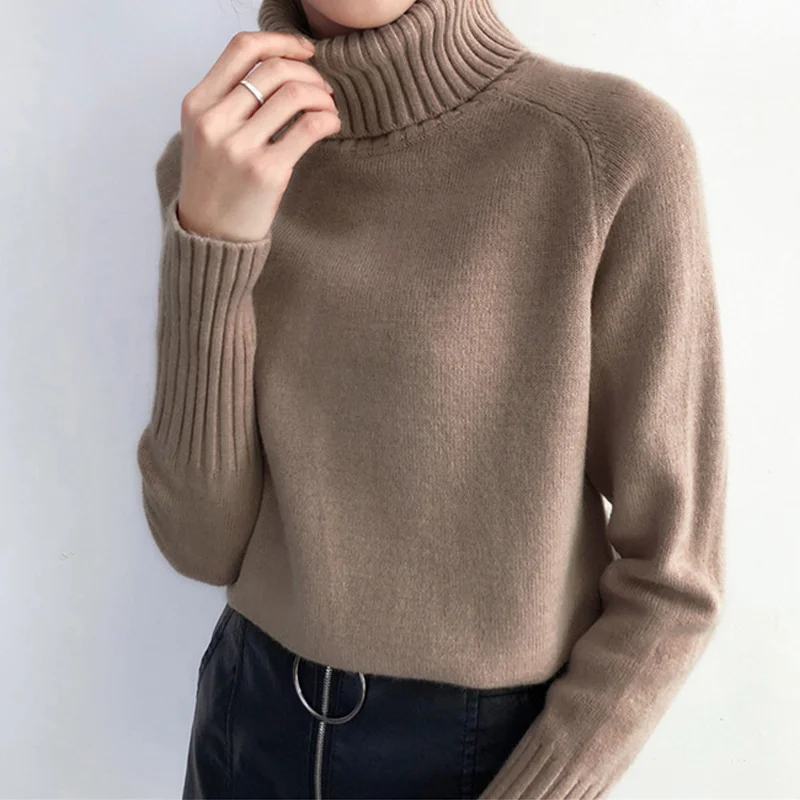 

Sweater Female 2019 Autumn Winter Cashmere Knitted Women Sweater And Pullover Female Tricot Jersey Jumper Pull Femme