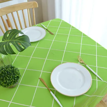 

New embroidered tablecloth, checkered tablecloth tablecloth cover towel tablecloth