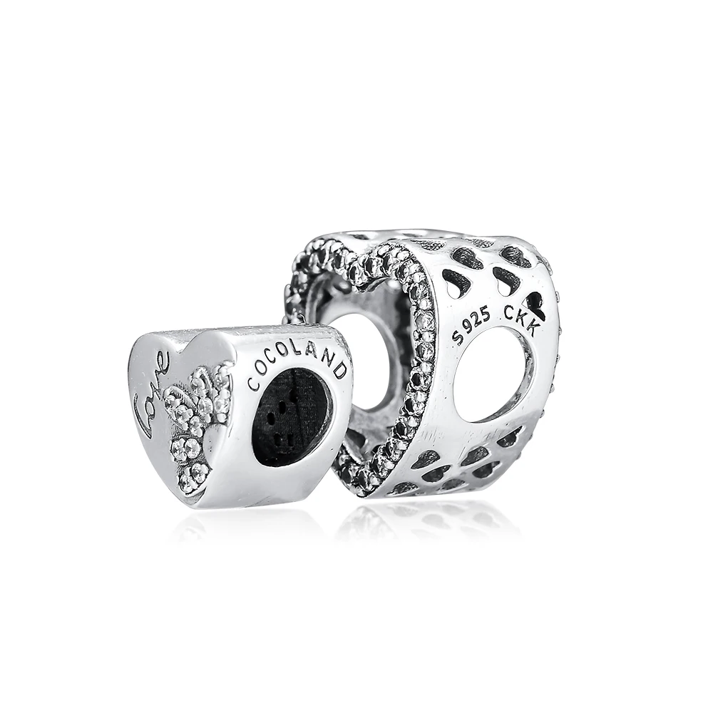 DIY Подходит для Pandora шармы браслеты Ослепительная Маргаритка в ваших бусинах с прозрачным CZ стерлингового серебра 925-ювелирные изделия