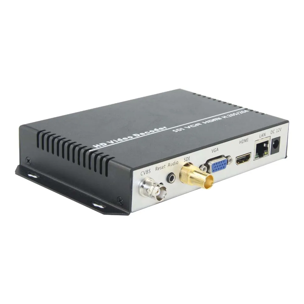 Видеодекодер ISEEVY H.265 H.264 4K SDI с выходом HDMI VGA для декодирования сетевого потока