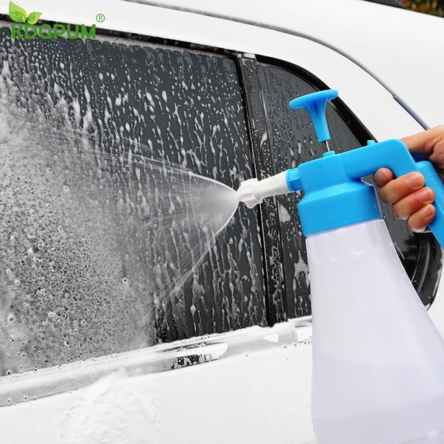 1.8l Car Wash Sprayer Foam Spray Nozzle Auto Pressure /foam Sprayer Auto  Sprayer Plastic For Household Window Foam Watering Can - Sprayers -  AliExpress