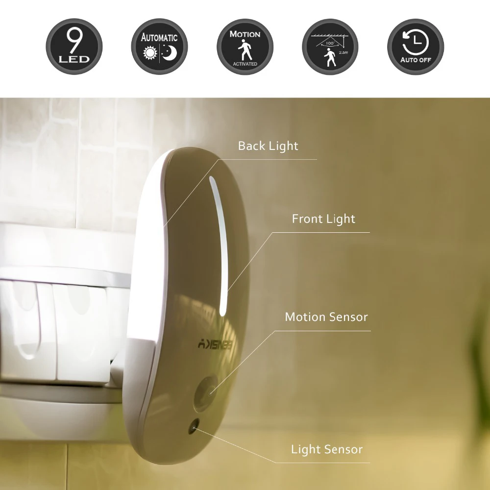 

New upgrade LED auto-sensing night light night infrared controller body motion sensor light family 110 V 220 V Europe
