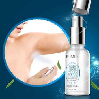 

BAIMISS ouliyuan Body Odor Clean Water Deodorants Herbal Antiperspirants spray 30ML
