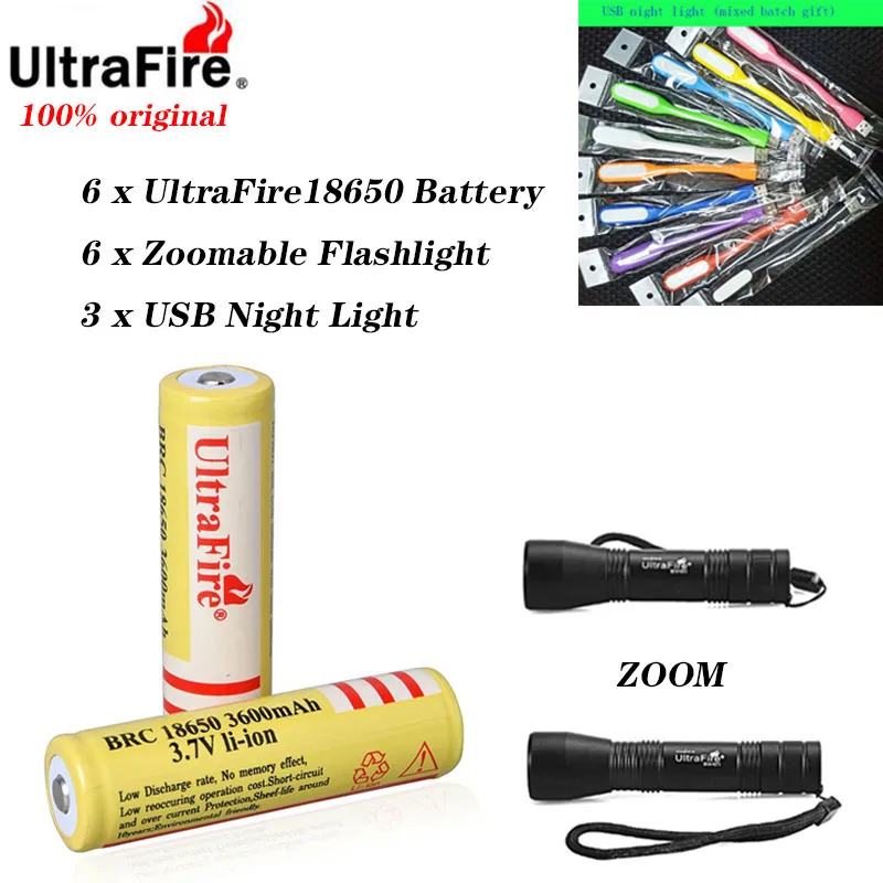 UltraFire 18650 3,7 в 3600 мАч перезаряжаемый литий-ионный аккумулятор высокое качество литиевый фонарь подарок для фонарика игрушки