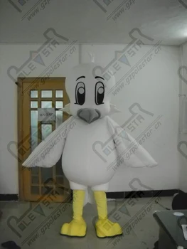 

quality white chick mascot costumes cartoon baby bird mascot design