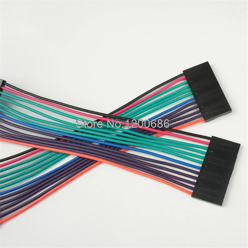 20 см 50 см 1 м 24AWG JST-PH 2,0 мм для Dupont 2,54 мм 6P кабель женский черный Разъем жгут проводов