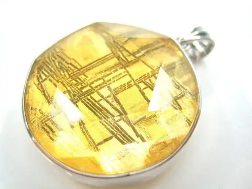 

Genuine Natural Gibeon Iron Meteorite Gold Plated Pendant 18mm STAR OF DAVID Women Men Moldavite Rare Necklace AAAAA