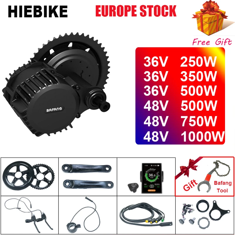 bafang 500w 48v mid drive ebike conversion kit