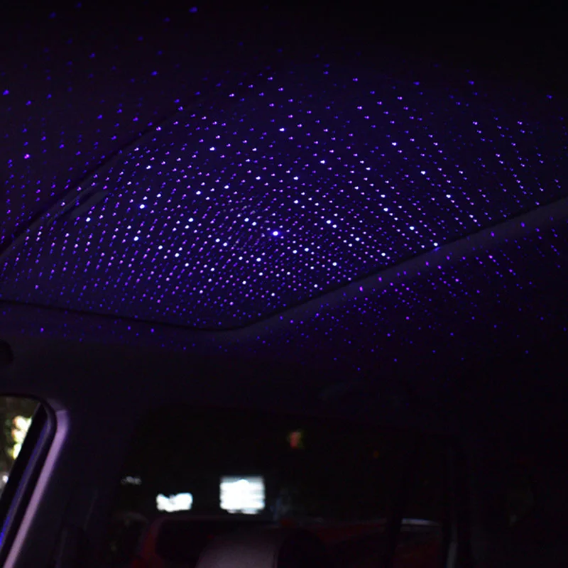 Car Convenient Usb Star Ceiling Light Laser Projection Lights