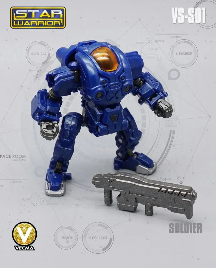Lensple MFT VS-S03 Lost Planet Powered костюм солдат Рейнор Трансформация Робот фигурка