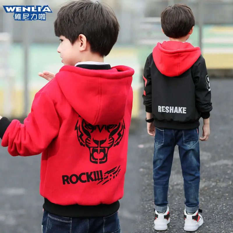 

Childrenswear BOY'S Spring Clothing Coat 2019 New Style Middle And Large Children Western Style Boy Trench Coat Spring And Autum