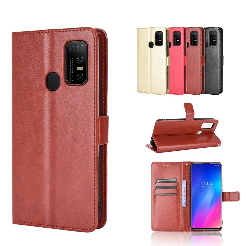 Flip Wallet Leather Case For Infinix Hot Zero Note 6 7 8 8i 9 10 10T 10S S5 Play Lite Pro Smart 3 4 4C 5 Camon 12 Air CC6 Cover | Мобильные
