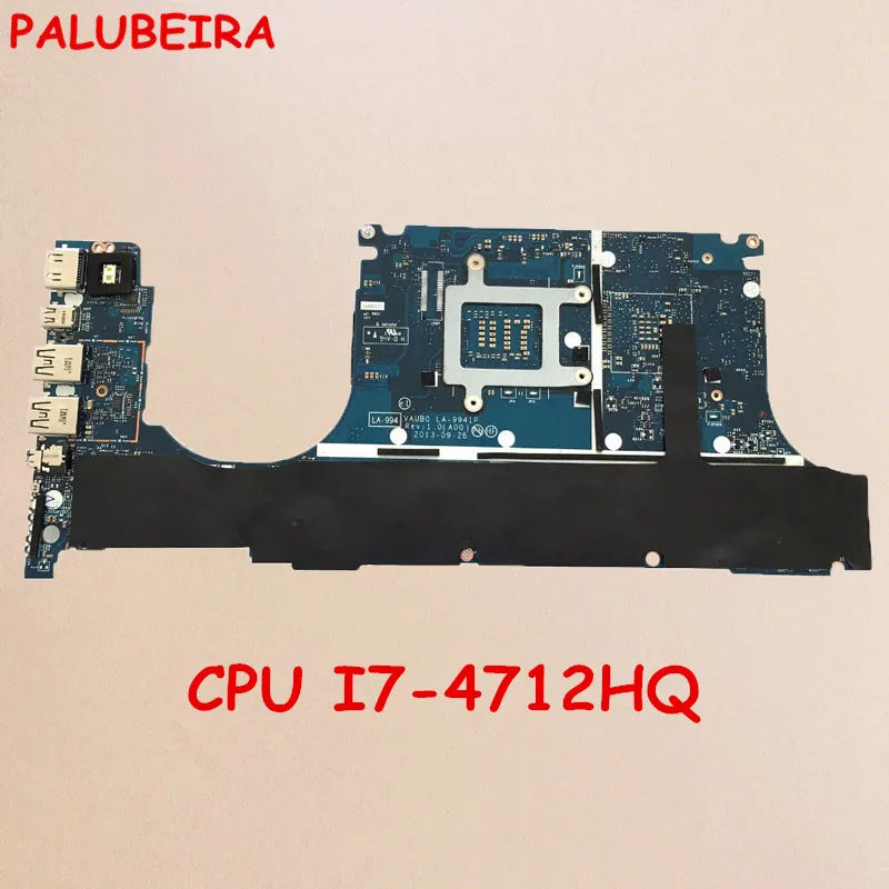 PALUBEIRA для Dell XPS 15 9530 Материнская плата ноутбука с i7-4712HQ cpu LA-9941P R99XN 0R99XN CN-0R99XN материнская плата