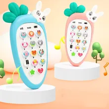 1pcs Baby Electronic Phone Toys Music Early Childhood Educational Toys Multi-function Simulation Phone Toys